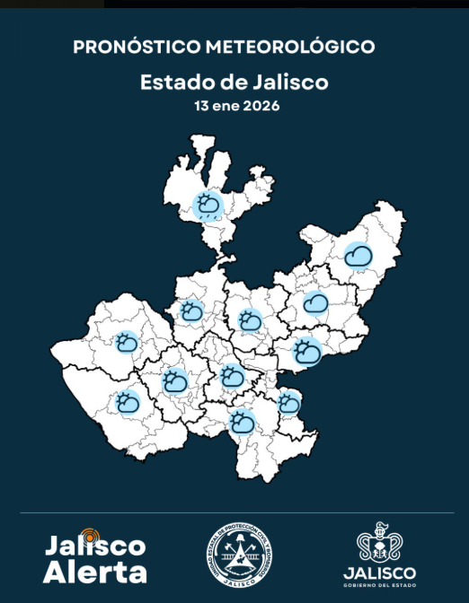 Ambiente fresco a frío persiste en Jalisco; se registran temperaturas bajo cero en zonas altas