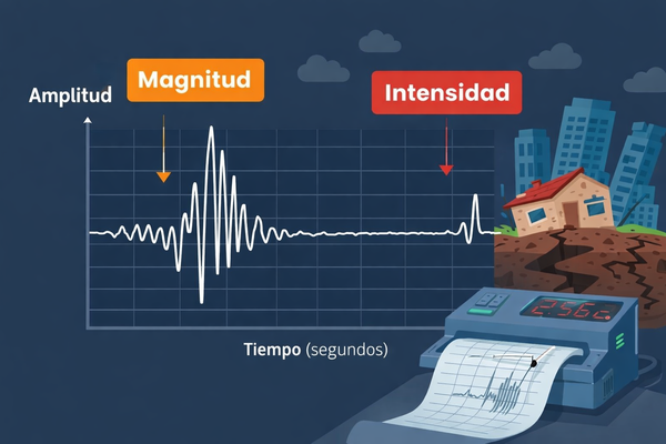 ¿Sabes cuál es la diferencia entre la magnitud y la intensidad de un sismo?