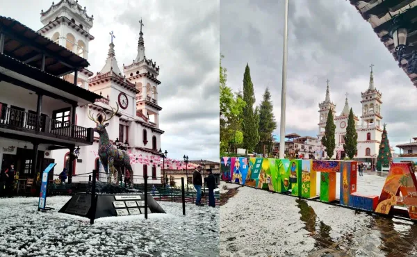 El granizo cayó en minutos: así se formó la tormenta en Mazamitla, Jalisco