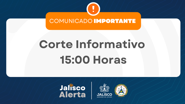 Panorama actualizado en Jalisco (15 horas)